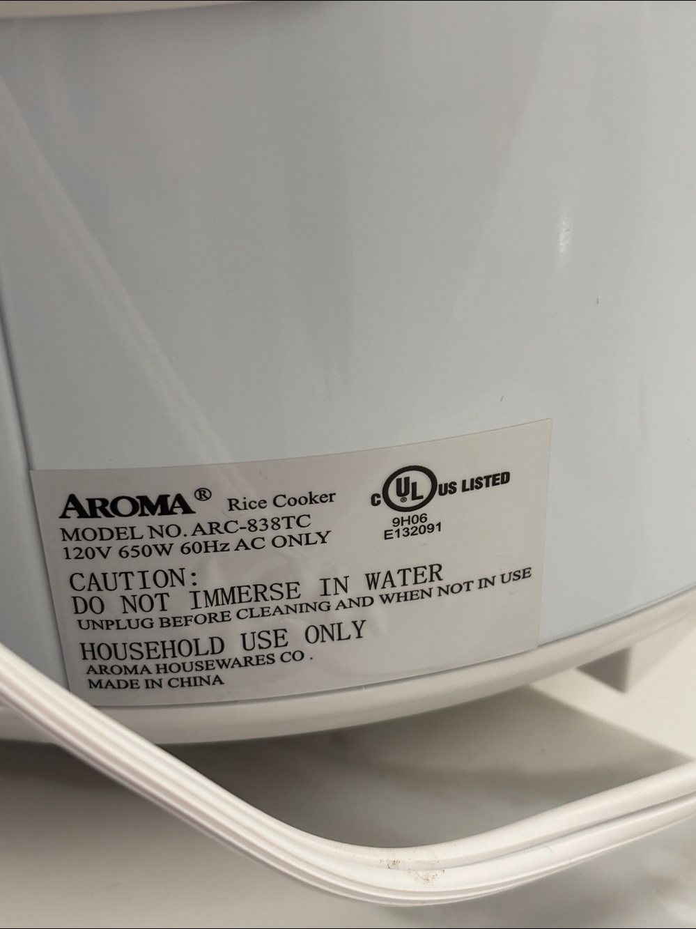 NWOT Aroma 8 Cup Rice Cooker & Food Steamer - Picture 7 of 15